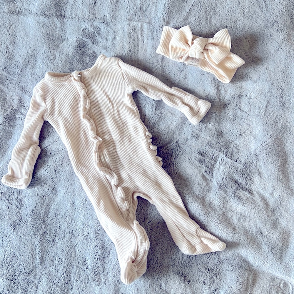 Spearmint Love Waffle Collection PJ Set
